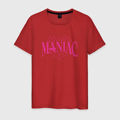 Мужская футболка Maniac - stray kids / Красный – фото 1