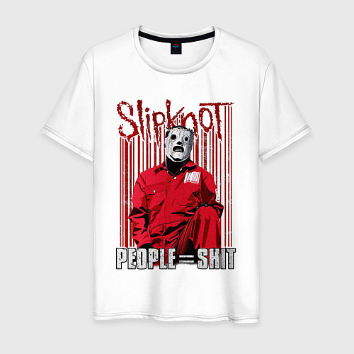 Мужская футболка Slipknot Corey / Белый – фото 1