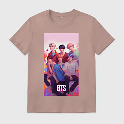 Мужская футболка BTS art anime style