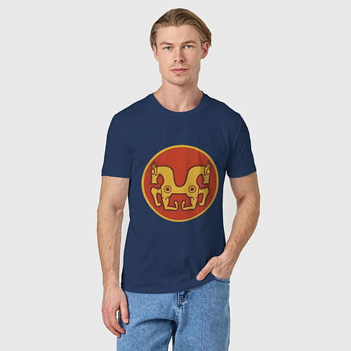 Мужская футболка Ареваки Total War: Rome II / Тёмно-синий – фото 3