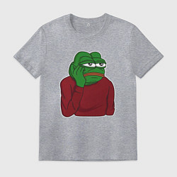 Мужская футболка Лягушонок Пепе вымотался