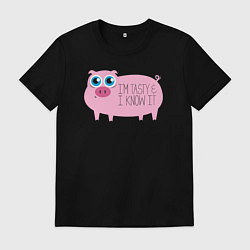 Мужская футболка Я вкусный и знаю это