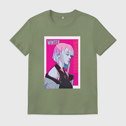 Мужская футболка Винтер из Aespa - киберпанка стиль