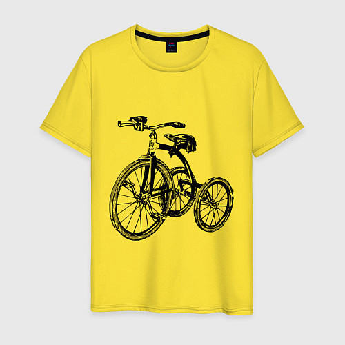 Мужская футболка Low rider / Желтый – фото 1