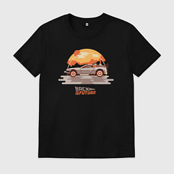 Мужская футболка Back to the future sun