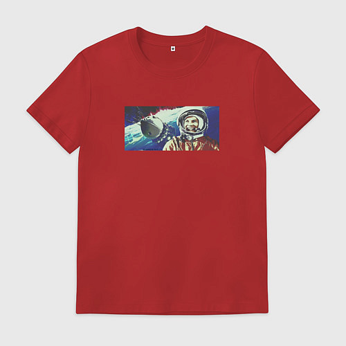 Мужская футболка Помчали / Красный – фото 1