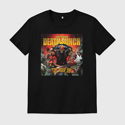 Футболка хлопковая мужская Обложка альбома Got Your Six группы Five Finger De, цвет: черный