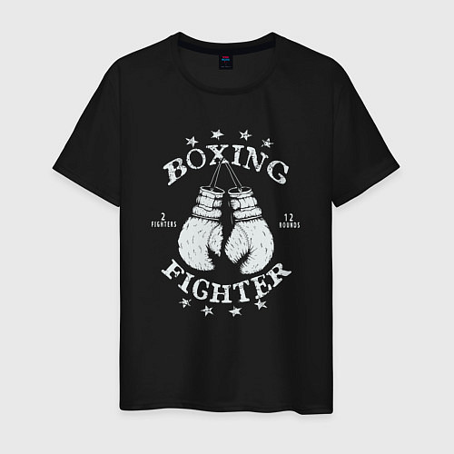 Мужская футболка Boxing fighter / Черный – фото 1