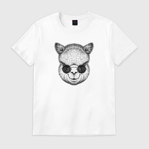 Мужская футболка Альпака коварная / Белый – фото 1