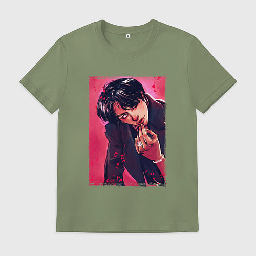 Мужская футболка Hwang Hyun Jin / Авокадо – фото 1