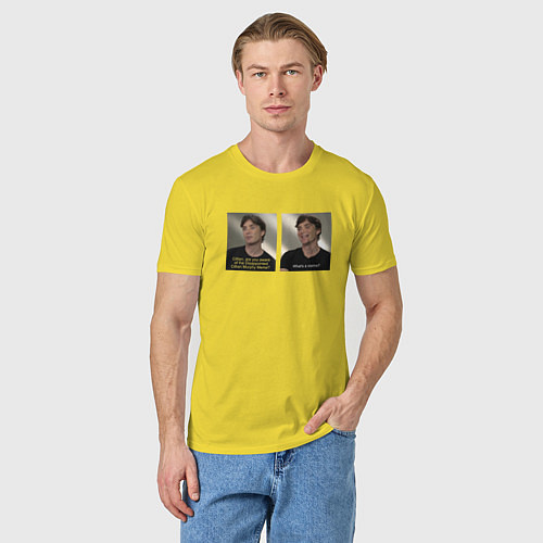 Мужская футболка Мем про Киллиана / Желтый – фото 3