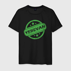 Футболка хлопковая мужская Yerevan, цвет: черный