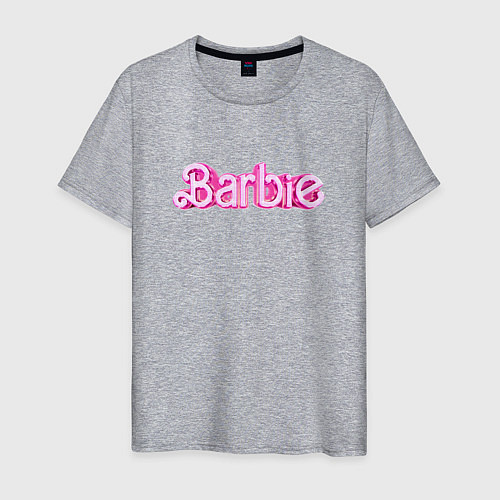 Мужская футболка Барби - Фильм Логотип / Меланж – фото 1