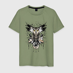Мужская футболка Сова викинга
