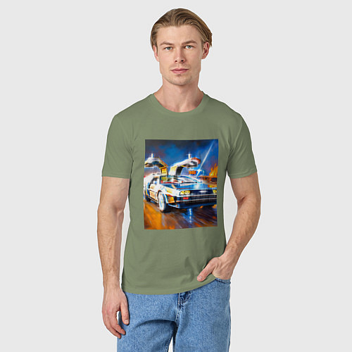Мужская футболка Назад в будущее перемещение / Авокадо – фото 3