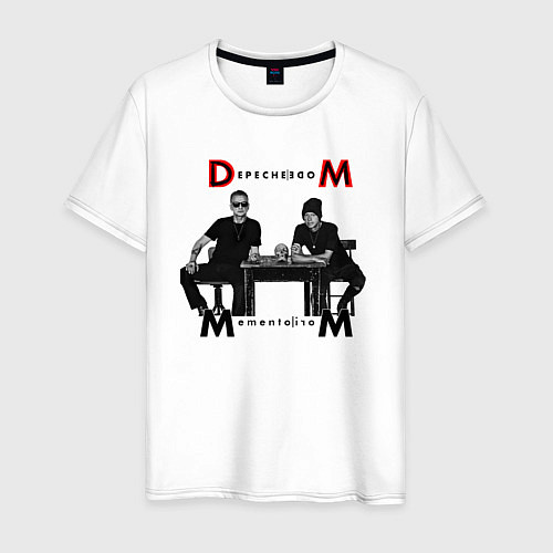 Мужская футболка Depeche Mode 2023 Memento Mori - Dave & Martin 02 / Белый – фото 1