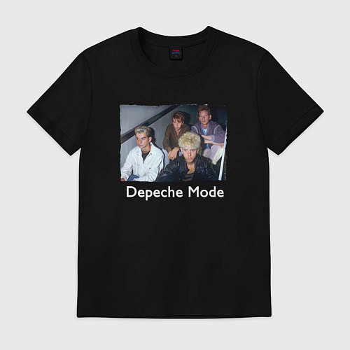 Мужская футболка Depeche Mode - Retro Band / Черный – фото 1