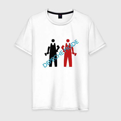 Мужская футболка Depeche Mode - Get The Balance Right / Белый – фото 1