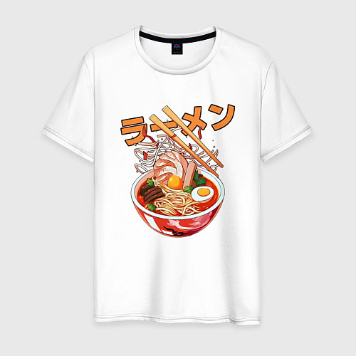 Мужская футболка Ramen Рамен / Белый – фото 1
