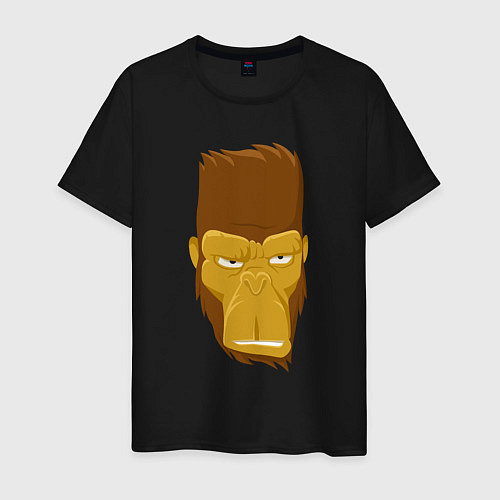 Мужская футболка Gorilla style / Черный – фото 1