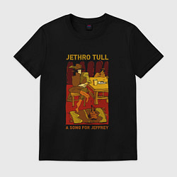 Футболка хлопковая мужская Jethro Tull - A Song for Jeffrey, цвет: черный