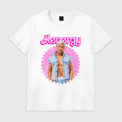 Мужская футболка Kenergy Ryan Gosling / Белый – фото 1