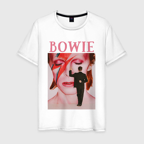 Мужская футболка David Bowie 90 Aladdin Sane / Белый – фото 1