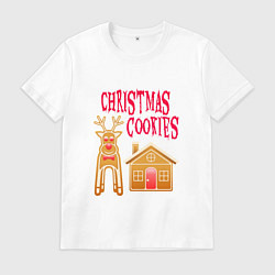 Мужская футболка Рождественское печенье