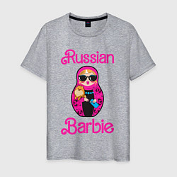 Мужская футболка Барби русская