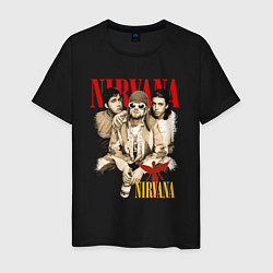 Мужская футболка Nirvana rock band