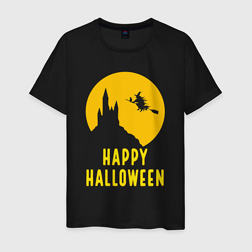 Мужская футболка Halloween witch / Черный – фото 1