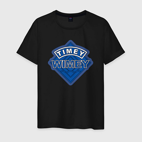 Мужская футболка Timey wimey / Черный – фото 1