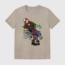 Мужская футболка Зомби-пират