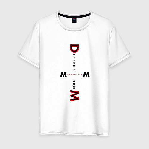 Мужская футболка Depeche Mode - Memento Mori Logo / Белый – фото 1