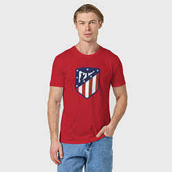 Футболка хлопковая мужская Atletico Madrid FC, цвет: красный — фото 2