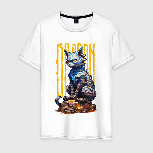 Мужская футболка Dragoncat / Белый – фото 1