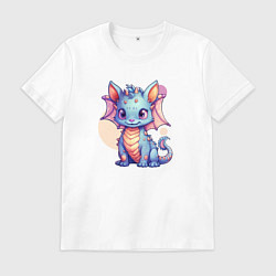 Мужская футболка Cute dragon cat