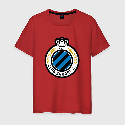 Мужская футболка Brugge fc sport / Красный – фото 1