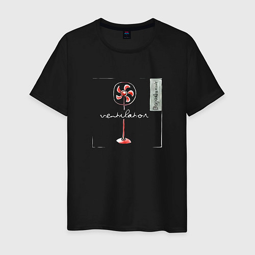 Мужская футболка Depeche Mode - Ventilator Violator / Черный – фото 1
