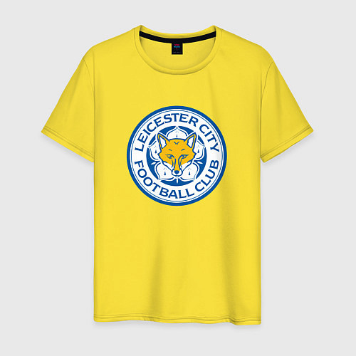 Мужская футболка Leicester city fc / Желтый – фото 1