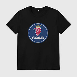 Мужская футболка Saab sport auto