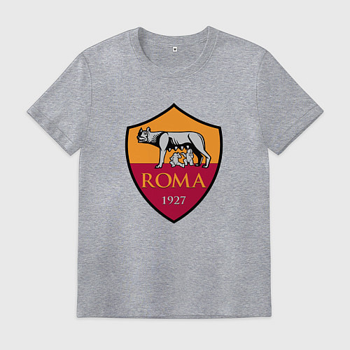 Мужская футболка Roma sport fc / Меланж – фото 1