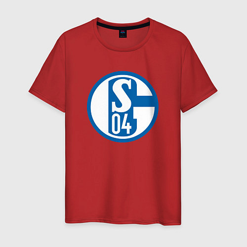 Мужская футболка Schalke 04 fc club / Красный – фото 1