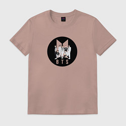 Мужская футболка BTS логотип