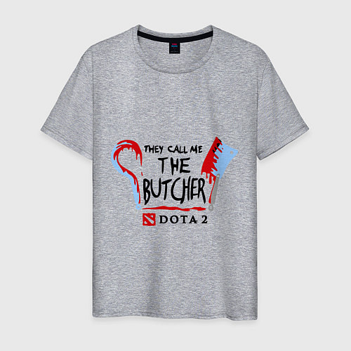 Мужская футболка Dota 2: The butcher / Меланж – фото 1