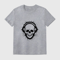 Мужская футболка Смеющийся череп