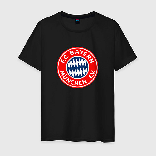 Мужская футболка Бавария клуб / Черный – фото 1