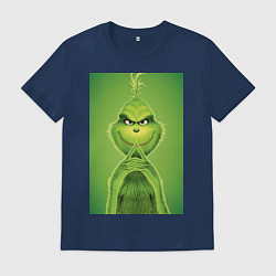 Мужская футболка Коварный Гринч похититель Рождества