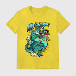 Мужская футболка Монстр на пляже