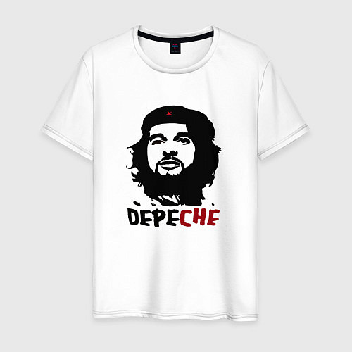 Мужская футболка Dave Gahan from Depeche Mode - Depe Che / Белый – фото 1